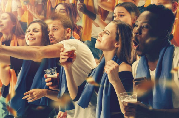 first date at a football stadium